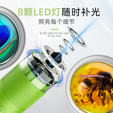 顯微鏡 工業電子顯微鏡 高清顯微鏡 PCB檢測放大鏡卡通帶屏高清新款兒童數碼電子顯微鏡手持便攜放大鏡科教禮品X20