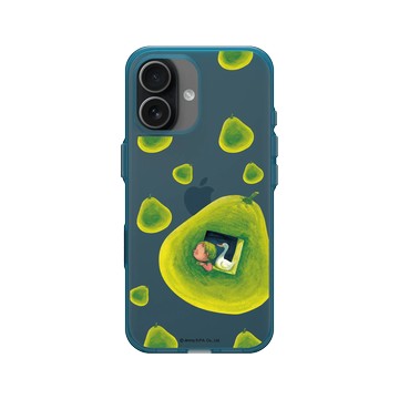 iPhone 17 Clear (相機按鈕) 夜幕藍 - 幾米 Jimmy Liao - 世界別為我擔心-鴨梨