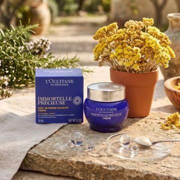 L OCCITANE 歐舒丹 蠟菊精華霜50ml-新版-國際航空版