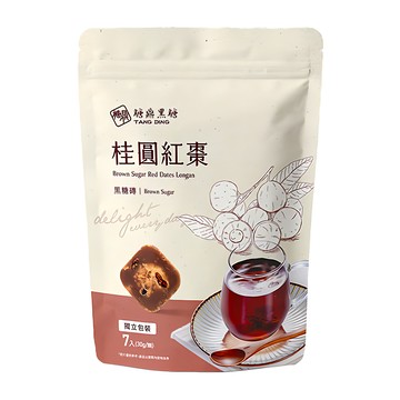 糖鼎 黑糖磚 桂圓紅棗 30g 獨立包裝 暖心茶飲  7顆  1袋