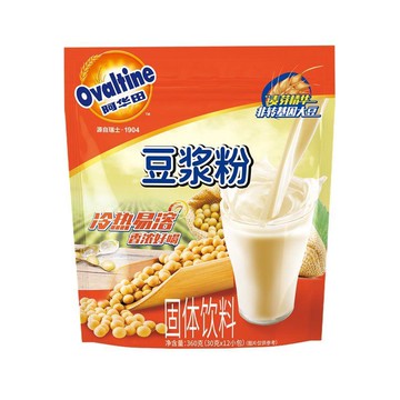 現✨貨 阿華田麥芽糖華豆漿粉360g*1/2袋原味低糖固體飲料12小包獨立包裝