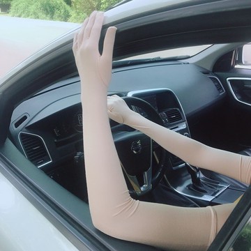 開車防曬手袖子夏季手套薄款長女袖套防紫外線神器騎車電動車夏天