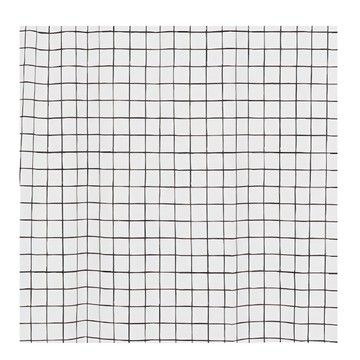 comet Home PEVA塑膠格紋防水浴簾  1個  白色  180 x 180cm