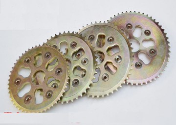 國產魔術師250/428后鏈盤 后牙盤 齒輪盤428型45/48/50齒改裝