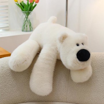 西高地狗背包毛絨玩偶網紅雪納瑞小狗可愛毛絨公仔抱枕男女生日禮