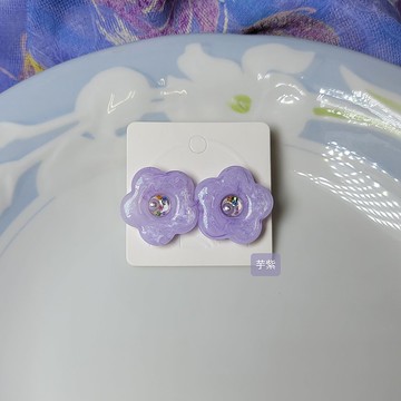 舞動耳邊的花 耳環 花朵