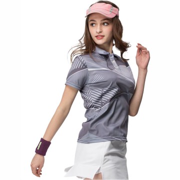 振興5折優惠《Sasaki》(女款)長效性吸濕排汗功能圓領短衫/640038