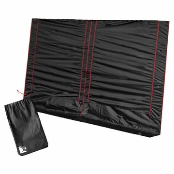 ARES 戰神 客廳帳 邊布 210D格紋抗撕裂布 (銀膠塗層)  黑  300 x 215cm