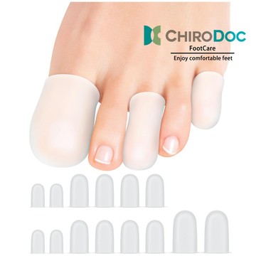【CHIRODOC】腳趾保護套 矽膠套 防磨腳 減壓矽膠套 防水泡/硬繭  360度柔軟全包覆防磨腳套