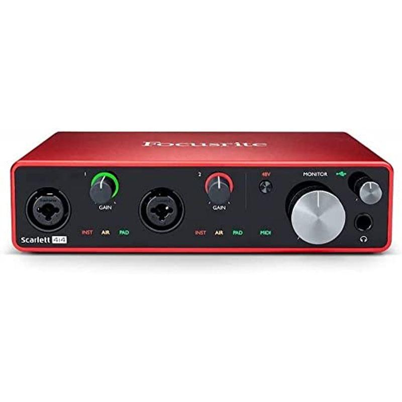 Focusrite フォーカスライト Scarlett 4i4 G3 USB 2.0 Type C オーディオ・インターフェース