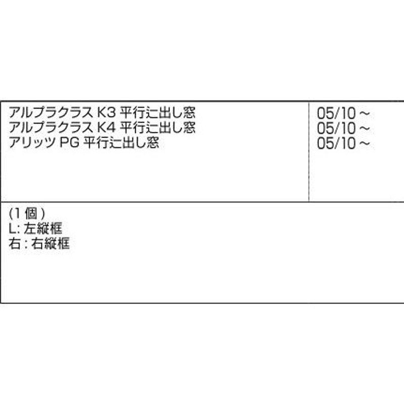 LIXIL補修用部品 新日軽ブランド部品 装飾窓 平行すべり出し窓：メインアーム[A8AR1028] LINEショッピング