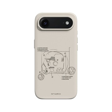 iPhone Air SolidX 貝殼灰 - 迪士尼-星際大戰 Star Wars - 風暴兵-線稿風格