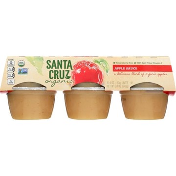 Applesauce 6Pk Org Case of 12 X 24 Oz by Santa Cruz