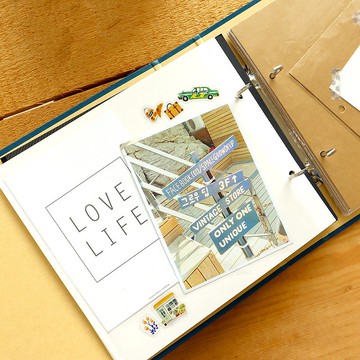 USE ME 方形自黏相本補充包 (白)