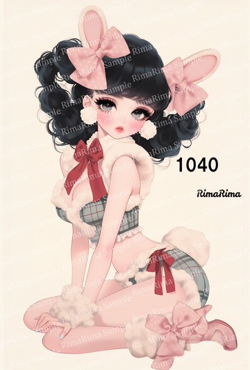 1040 原創貼紙 原創人物貼紙 貼紙 標籤 りまりま RimaRima