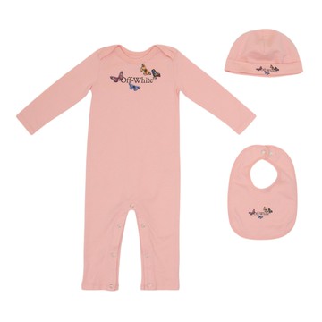 Off White Kids 嬰幼兒禮盒組 - 粉色