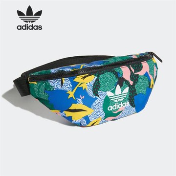 Adidas/阿迪達斯三葉草 WAISTBAG 女子休閑運動腰包 GD1852