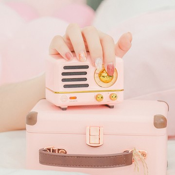 MUZEN OTR Metal 經典復刻藍牙音響收音機(經典版)-布德利粉