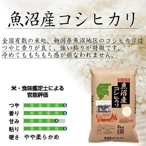 令和5年産 魚沼産コシヒカリ 5kg*2袋セット／10kg  田中米穀 産地精米 新潟 魚沼 コシヒカリ こしひかり 米