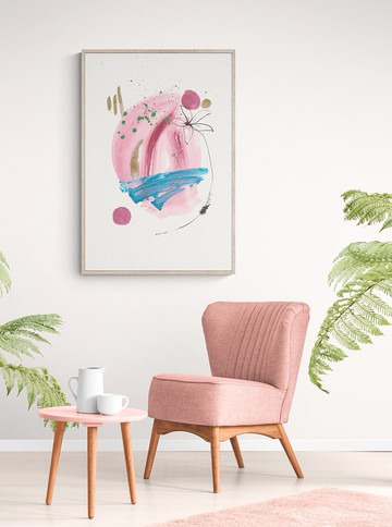 愛的抽象佈置畫-綻放的心系列2/居家佈置/裝飾/禮物