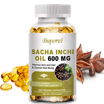 BUPORAI  印加果油🍃 600 毫克膠囊  60/120粒膠囊 美國製造🌐