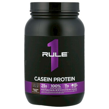 Rule One Proteins, R1 酪蛋白，蛋白質粉混合飲品，巧克力糖味，2.01 磅（910 克）