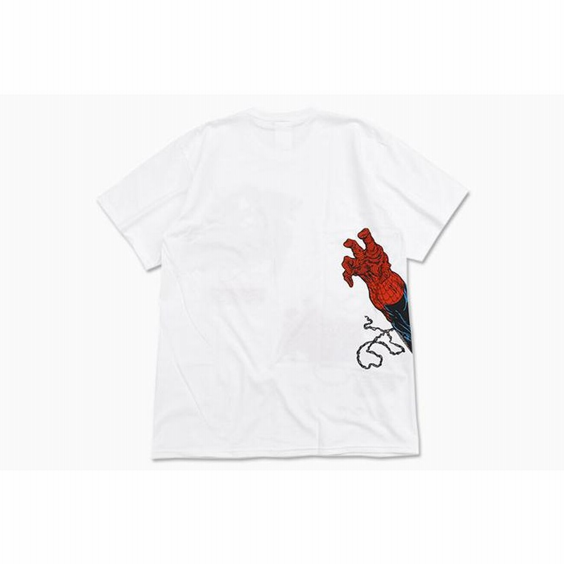 ハフ Tシャツ 半袖 HUF メンズ スパイダーマン フェイス オフ ハフ Tシャツ 半袖 HUF メンズ スパイダーマン フェイス オフ
