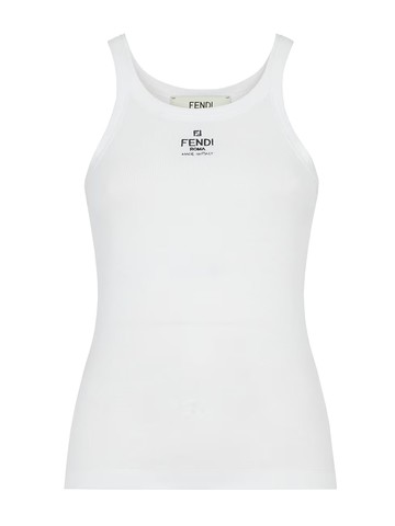 fendi top with embroidered logo
