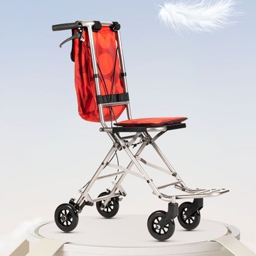 新款輕便可折疊老人手推車航鈦鋁合金家用代步旅游小型購物代步車 LPS105 公司貨 保售後 快速出貨