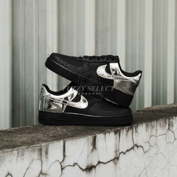 【逢甲FUZZY】Air Force 1 All-Star 黑銀 塗鴉 麂皮 反光 HF2885-001