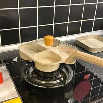 雞蛋漢堡鍋專用四孔煎鍋不粘鍋神器家用加深肉蛋堡早餐鍋煎蛋鍋