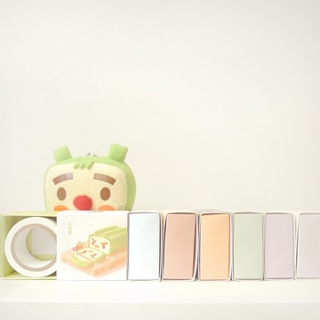 小鐵君 Iron T 抹茶奶凍卷紙膠帶 - 原創手帳裝飾必備文具