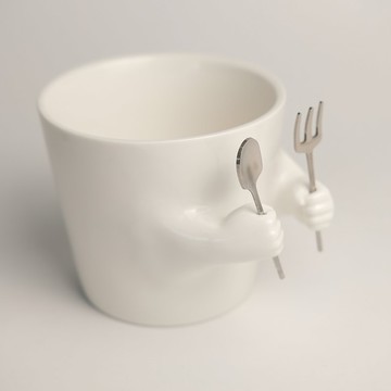 手手杯系列 干飯人水杯. 干飯人杯