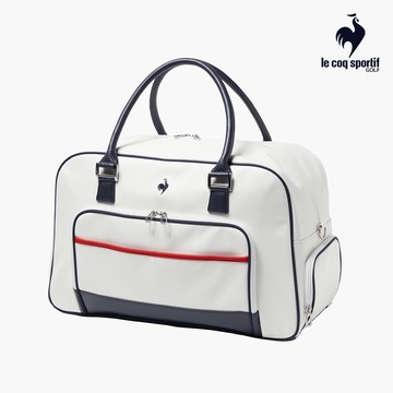 【LE COQ SPORTIF GOLF公雞高爾夫】男款白色容量多功能衣物包 QGW0J502