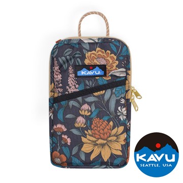 【KAVU】Essential Case休閒斜背小包『夜幕緹花』K9297 戶外 露營 登山 健行 休閒 時尚 出國 旅遊 斜背包