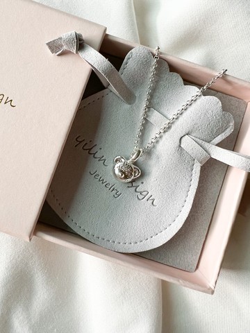 小森箖系列—小熊—純銀項鍊