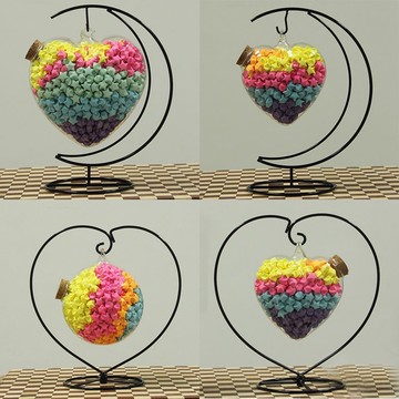 幸運星瓶玻璃瓶創意禮品 星星瓶 裝五角星瓶小星星瓶罐愛心瓶禮物