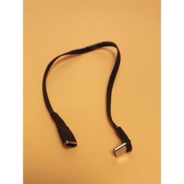 type-c超窄彎頭充電線游戲電競專用帶數據OTG功能90度超薄細扁線