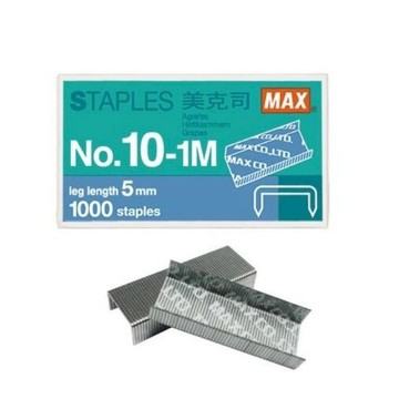文具｜收納｜辦公用品 MAX 美克司 10號 裝釘針 釘書針 40小盒 /組 No.10-1M