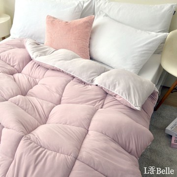 【Great Living格蕾寢飾】義大利La Belle 韓式雙色抑菌暖膚絨石墨烯發熱可水洗冬被 -- 雙人(多款任選)【加贈專用洗衣袋】