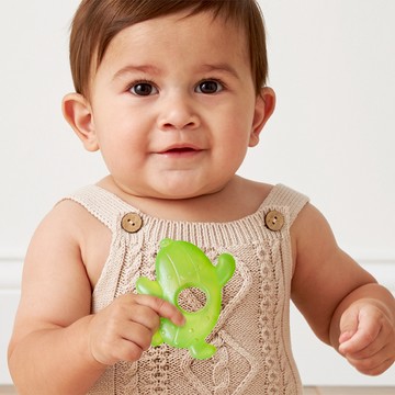 美國【Itzy Ritzy】迷你冰涼固齒器-點心派對 活力海洋