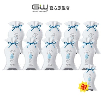【官方直營】-GW水玻璃- 除濕擴充組11件組 (不含還原座)(10袋贈1袋)