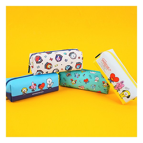 Bt21 スクエア ペンケース 韓国文具 文房具 筆箱 かわいい 防弾少年団 Bts 公式 通販 Lineポイント最大0 5 Get Lineショッピング