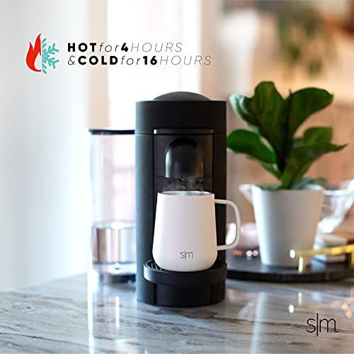 Simple Modern Travel Coffee Mug with Lid and Handle Reusable I 並行輸入品