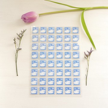 透明文件夾 天鵝印章