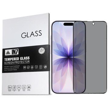 IN7 iPhone Air/17/17 Pro/17 Pro Max 防窺2.5D滿版9H鋼化玻璃保護貼 疏油疏水 鋼化膜