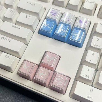 免運 特戰英豪鍵帽 無畏契約鍵帽 原廠高度透明鍵帽 瓦羅蘭特機械鍵盤十字軸技能鍵帽  b7081