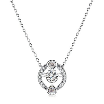 銀項鏈女純銀女士2022年新款鎖骨鏈帶吊墜小眾設計感項圈送女友