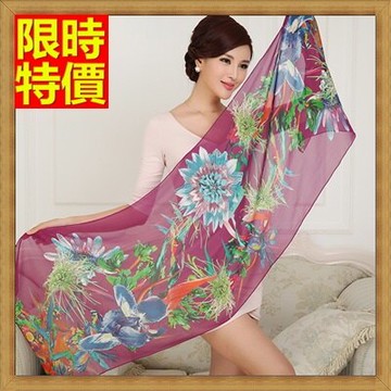 現貨+預購 絲質絲巾-復古印花披肩情人節生日聖誕節交換禮物17色71s26【獨家進口】【米蘭精品】