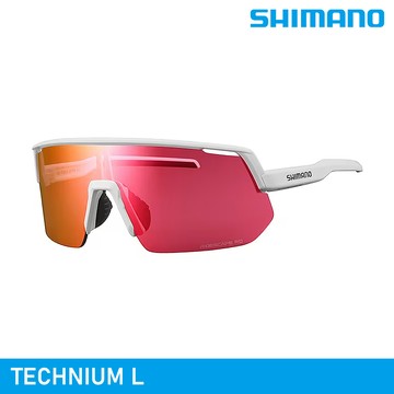 SHIMANO TECHNIUM L 太陽眼鏡 / 霧面白 (RD+透明鏡片)